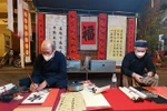 河内梳行街传统花卉市和冯兴街壁画空间开们迎客