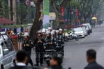 越南为朝鲜最高领导人金正恩一行提供绝对的安全保障（组图）