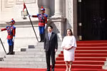 秘鲁举行仪式 欢迎越南国家主席梁强到访