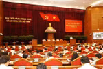 2022年6月30日召开的越南反腐败反消极工作十年（2012~2022年）总结全国性会议。图自越通社