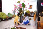 越南爱莲者独特的插花技法
