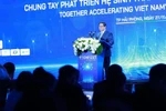 越南政府总理范明政出席2024年越南创新创业节开幕式并发表讲话。图自越通社