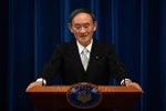 日本首相菅义伟开始对印尼进行访问