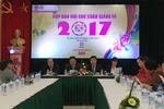 2017年讲武春节展销会新闻发布会（图片来源：qdnd.vn)