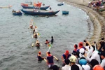 广义省李山岛县举行“黄沙兵替身祭礼”