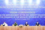 越南国家主席办公厅举行记者会 正式对外公布2021年特赦令