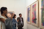 东盟版画展（图片来源：越通社）