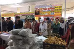 越南年终农产品展销会吸引众多人前来参观购物（图片来源：越通社）