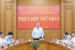 越共中央总书记、指导委员会主任苏林主持会议。图自越通社