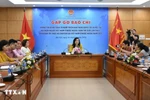 2024第四届全球海外越南人会议暨海外越南知识分子和专家论坛的新闻发布会场景。图自越通社