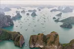 下龙湾的美景。图自越通社