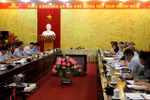 在4月14日举行的工作会谈场景（图片来源：http://hagiang.gov.vn） 
