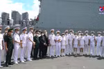 韩国海军海上巡逻训练舰队访问越南胡志明市