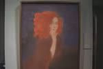 参观90后画家丝绸画展 感受丝绸画精致优雅之美