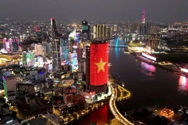 胡志明市中心。图自越通社