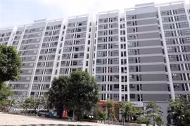 由乐鸿福投资发展股份公司作为投资方、位于兴安省美豪坊的保障性住房区已正式投入使用。图自越通社