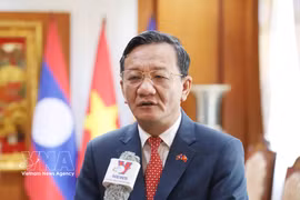 越南驻老挝大使阮明心。图自越通社