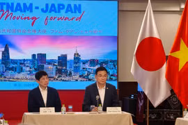 越南驻日本大使馆与日本群马县政府举行经济座谈会。图自越通社