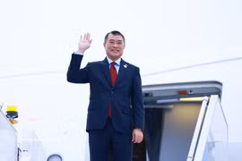 越南政府总理黎明兴回到河内，圆满结束赴俄罗斯出席东盟-俄罗斯关系35周年纪念峰会之行。图自越通社