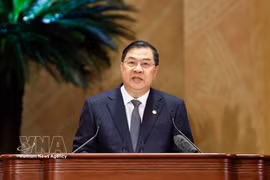 越共中央政治局委员、政府常务副总理范家足。图自越通社