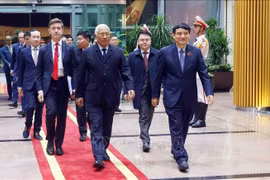 欧洲理事会主席科斯塔抵达河内，开始对越南进行正式访问。图自越通社
