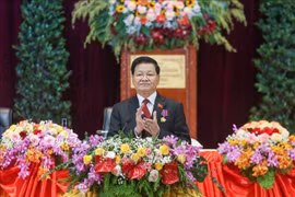 通伦·西苏里连任老挝人民革命党中央委员会总书记。图自信息报
