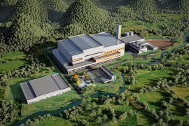 通山垃圾发电厂效果图
