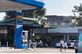 泰国一个加油站。图自越通社