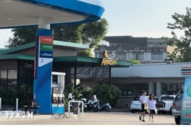 泰国一个加油站。图自越通社
