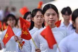 越南首次参加2026年亚太国际教育展。图自越通社