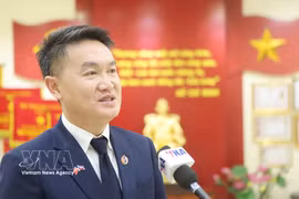 老挝人民革命党中央委员会委员、青年团中央书记处书记通里·西苏里。图自越通社