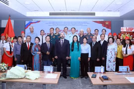 苏联人民伟大卫国战争胜利日纪念活动在胡志明市举行。图自越通社