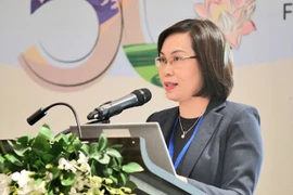 越南科学与技术部国际合作司副司长黎氏越林。图自越通社