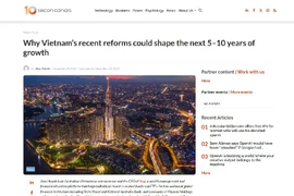 荷兰网站 siliconcanals.com：按正确方向行进，越南主动塑造未来5-10年增长格局。文章截图