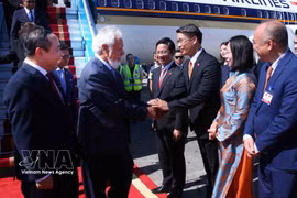 东帝汶总理抵达河内，开始对越南进行正式访问并出席2026年东盟未来论坛。图自越通社