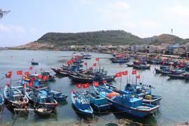 广义省渔船。图自越通社