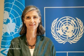 UNDP驻越首席代表拉姆拉·哈利迪。图自越通社