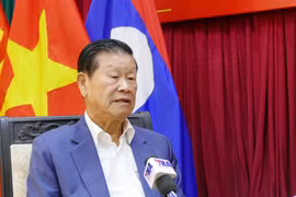 老挝人民革命党前中央政治局委员、前副总理宋沙瓦·凌沙瓦。图自越通社