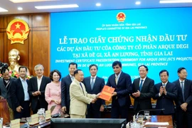 超级豪华邮轮码头项目效果图。越通社发