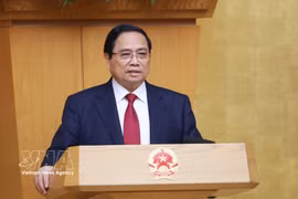 越南政府总理主持召开2026年2月立法工作专题会议。图自越通社