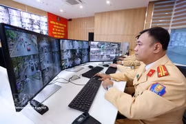 由1837个AI摄像头组成的系统投入运行，旨在减少交通拥堵、提高管理效率等。图自越通社