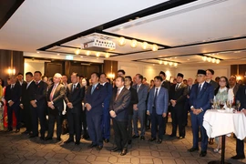 越南驻澳大利亚悉尼市总领事馆8月28日晚举行越南社会主义共和国国庆80周年纪念典礼。图自越通社