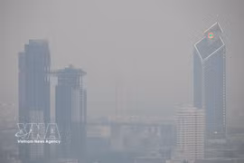 PM2.5细颗粒物“笼罩”泰国多地。图自越通社