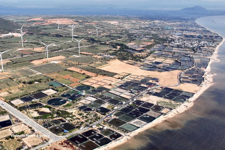 宁顺一号核电长拟建设地点全景。图自越通社