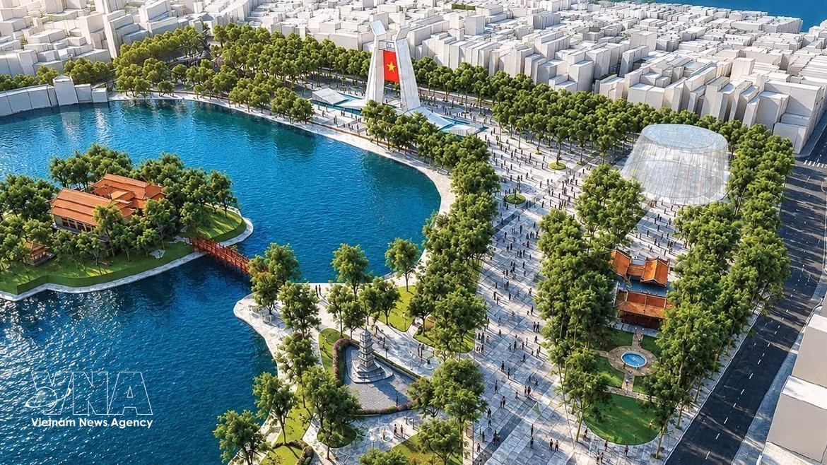河内还剑湖及周边地区百年愿景规划面貌