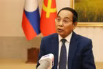 老挝人民革命党中央政治局委员、中央书记处常务书记、国家副主席本通·吉玛尼。图自越通社