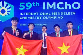 第59届门捷列夫国际化学奥林匹克竞赛: 越南四名学生全部获奖