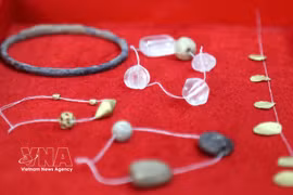 越南乂安省发现两座约1500年前砖墓及大量随葬品