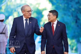 越南总理黎明兴会见瑞士联邦主席帕姆兰 图自越通社
