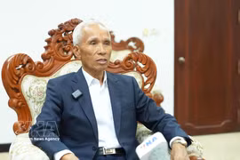 老挝人民革命党中央政治局委员、中央宣传部部长坎潘·培亚冯 图自越通社